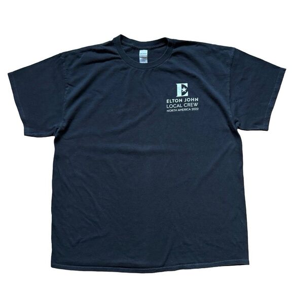 Elton John Local Crew 2022 Tour Employee Staff Exclusive Sz XL Riggers Stewards - Picture 1 of 8